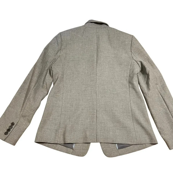J Crew Women’s Regent Blazer In Four Season Stretch Heathered Gray Size 10 - Picture 2 of 9